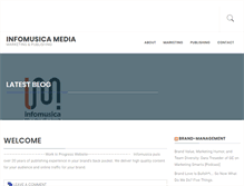 Tablet Screenshot of infomusica-media.com